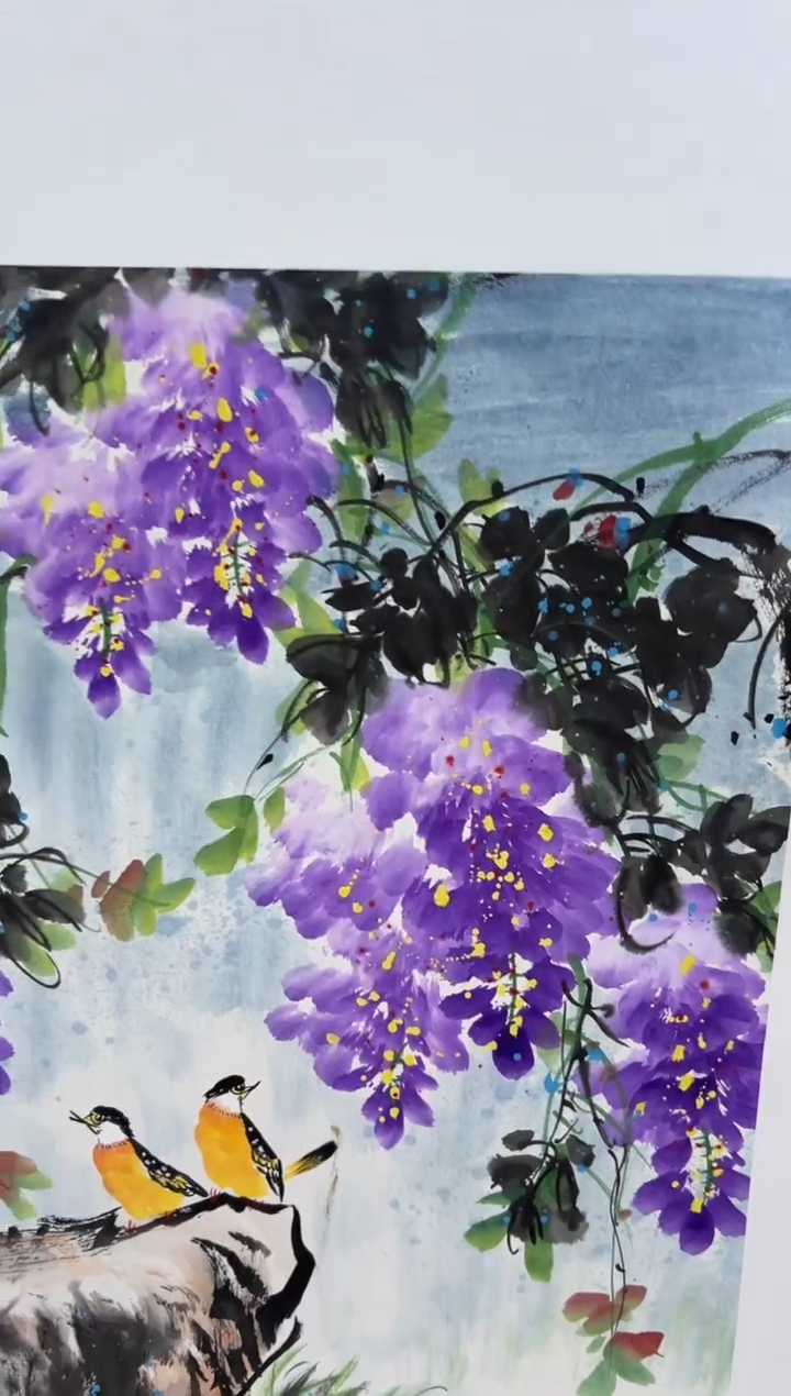 国画刘立荣亲笔绘画手绘作品D1