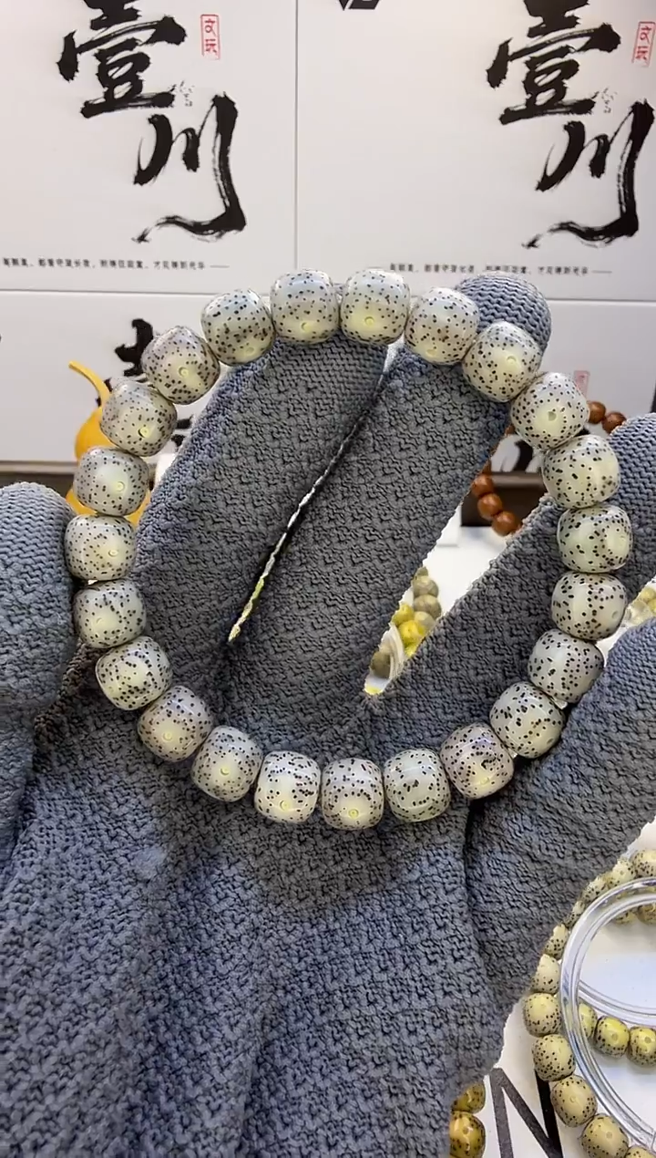 手串星月菩提10/9  冰糖 星点货 同枝果   L2