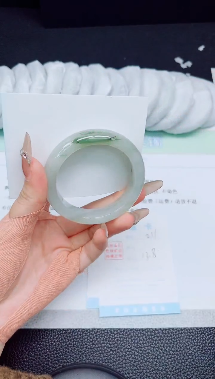 石英质玉未镶嵌手镯211-53