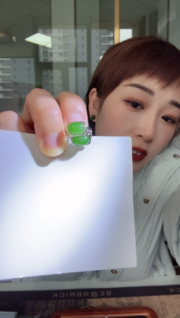 【闪购商品】和田玉耳包银S925镶嵌耳包