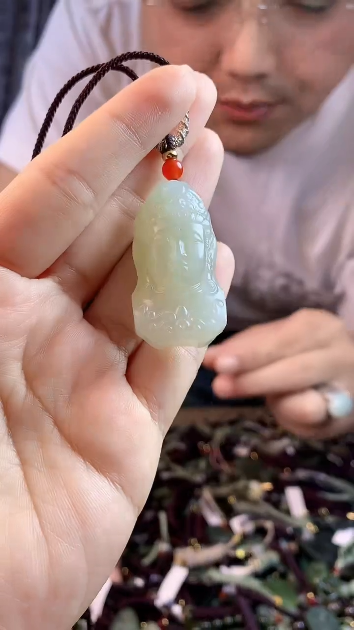 和田玉未镶嵌挂件1