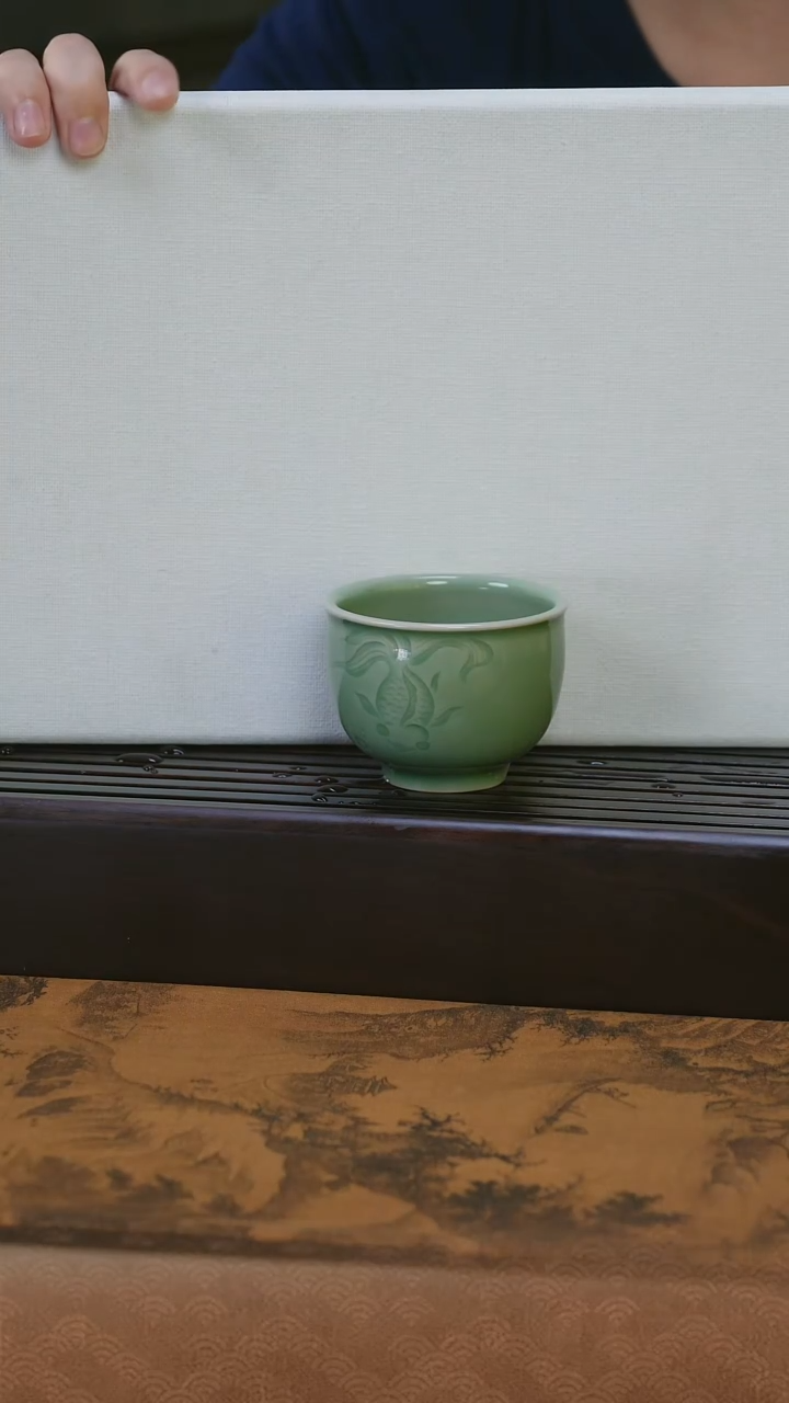 摆件望瓯陶溪川 梅子青如鱼得水手工主人杯专用链接