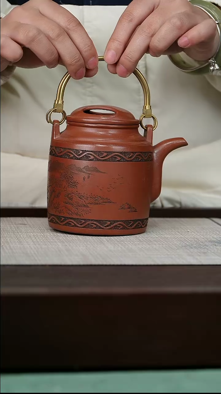 【闪购商品】宜兴原矿紫砂壶茶壶500C