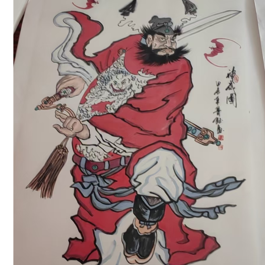 橱窗展示/传奇美术/原名王奉超笔名鲁钰/宣纸国画/带证书