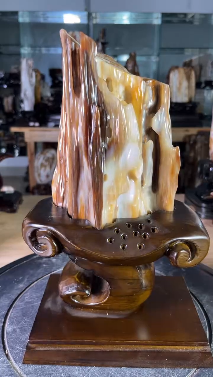 【闪购商品】硅化玉珠宝奇石未镶嵌1