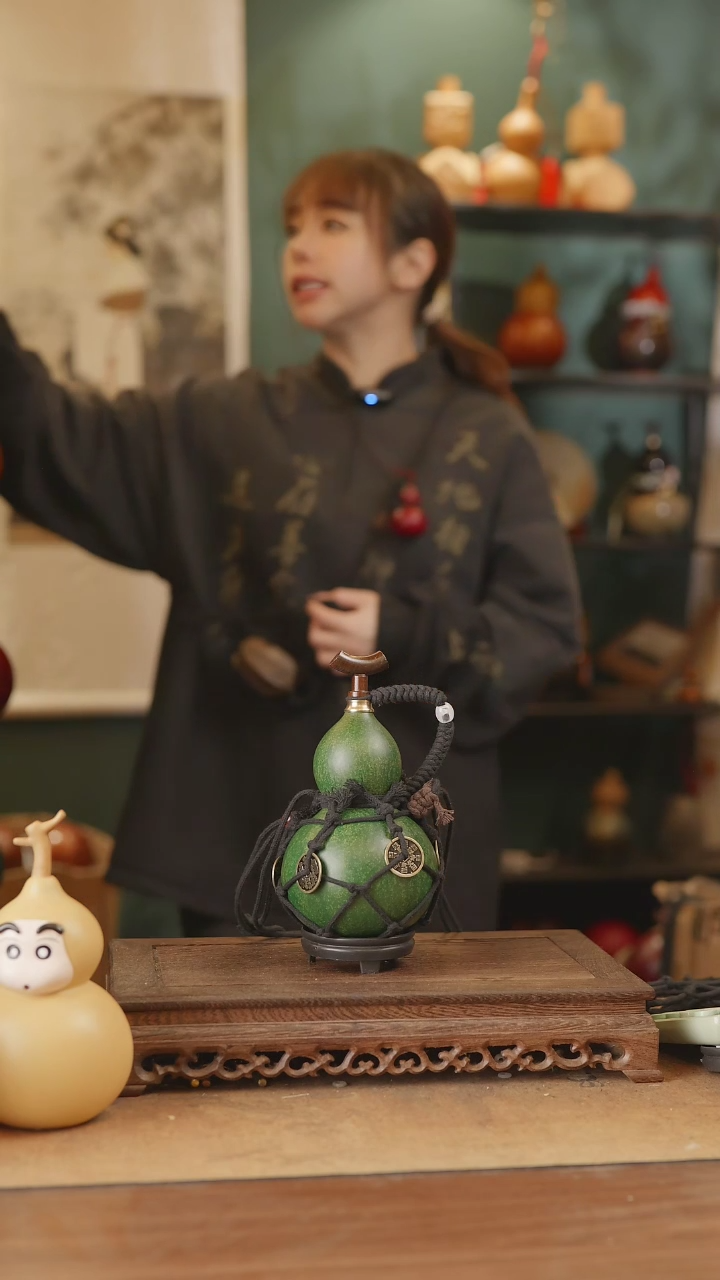 【闪购商品】120号精品天然大漆工艺防渗内胆酒葫芦~