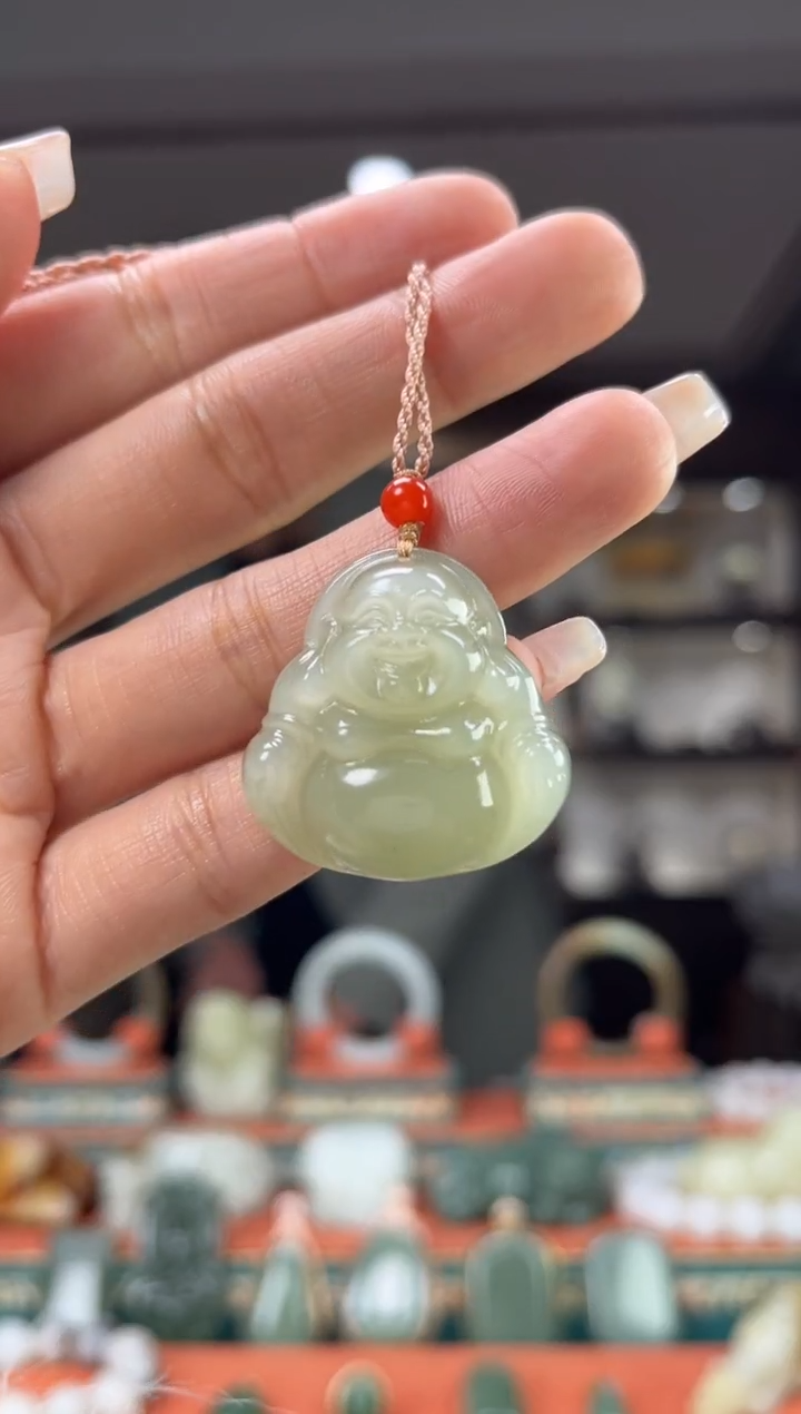 【闪购商品】和田玉颈饰未镶嵌佩佩30mm左右