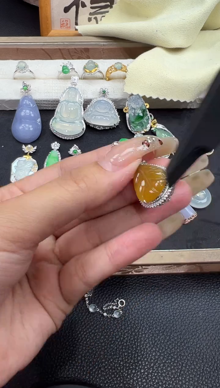 【闪购商品】翡翠颈饰未镶嵌勿拍