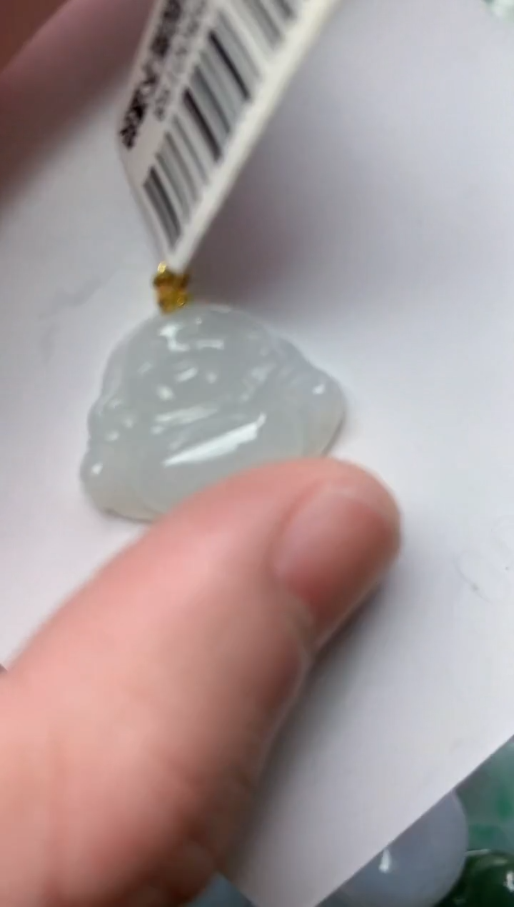 【闪购商品】翡翠颈饰18K金镶嵌39.........