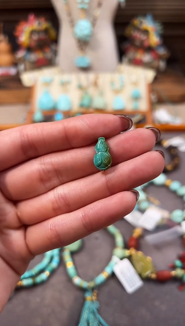 未镶嵌绿松石配饰葫芦