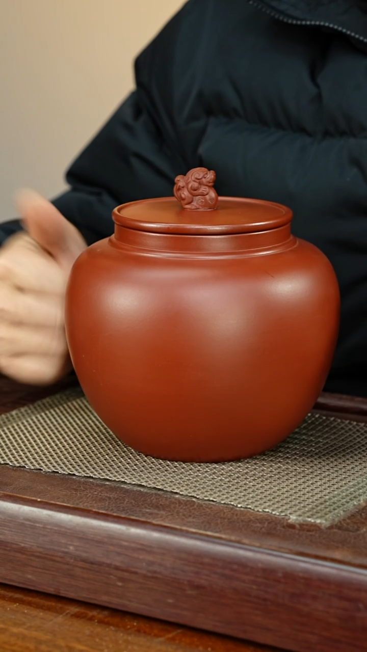 宜兴原矿紫砂茶叶罐