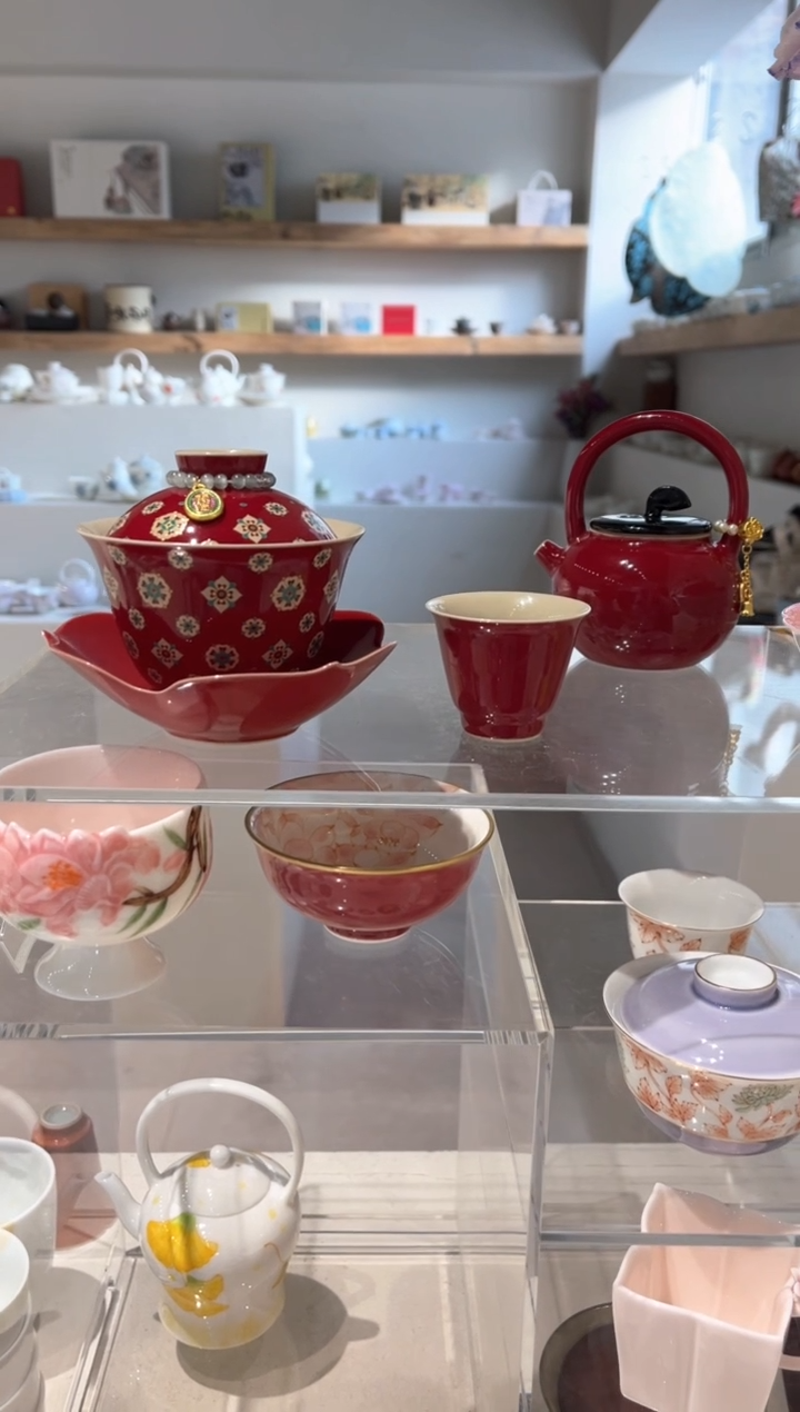 【闪购商品】盖碗+壶承+杯 *2 +提溜 哈哈