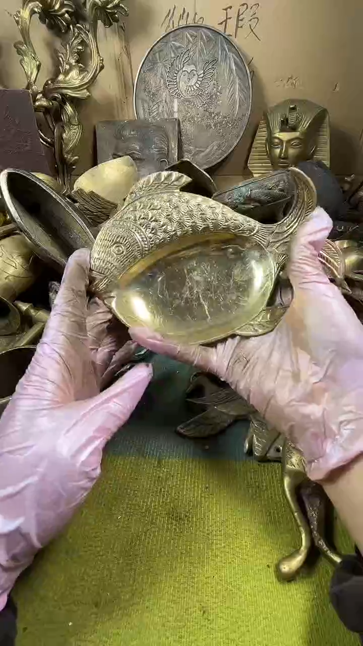 @**缘亿锦铜回流铜器摆件29