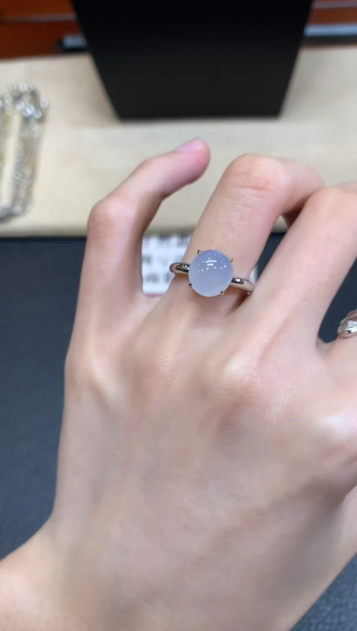 【闪购商品】翡翠戒指18K金镶嵌【无鉴赏期】