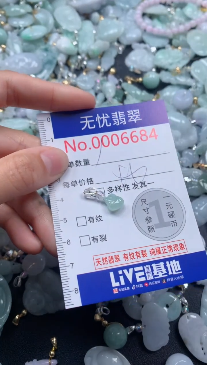 颈饰未镶嵌翡翠6684
