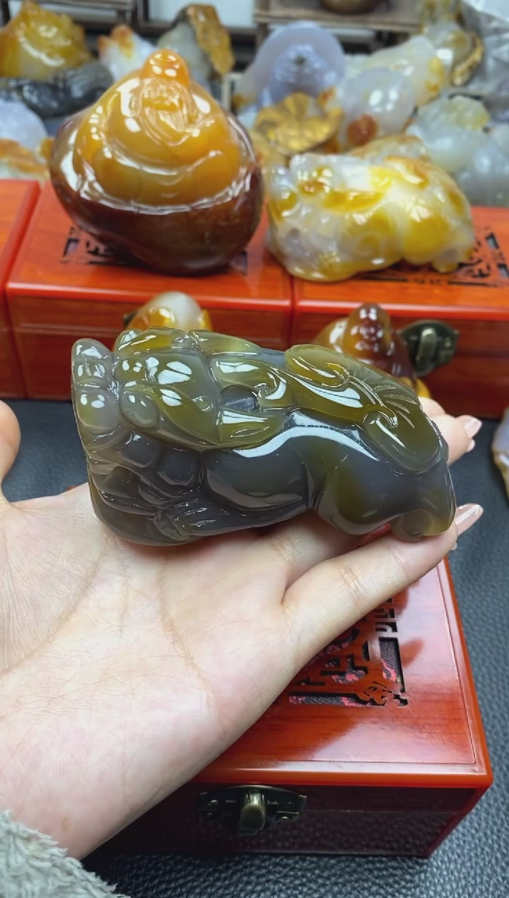 【闪购商品】玛瑙/玉髓手把未镶嵌00
