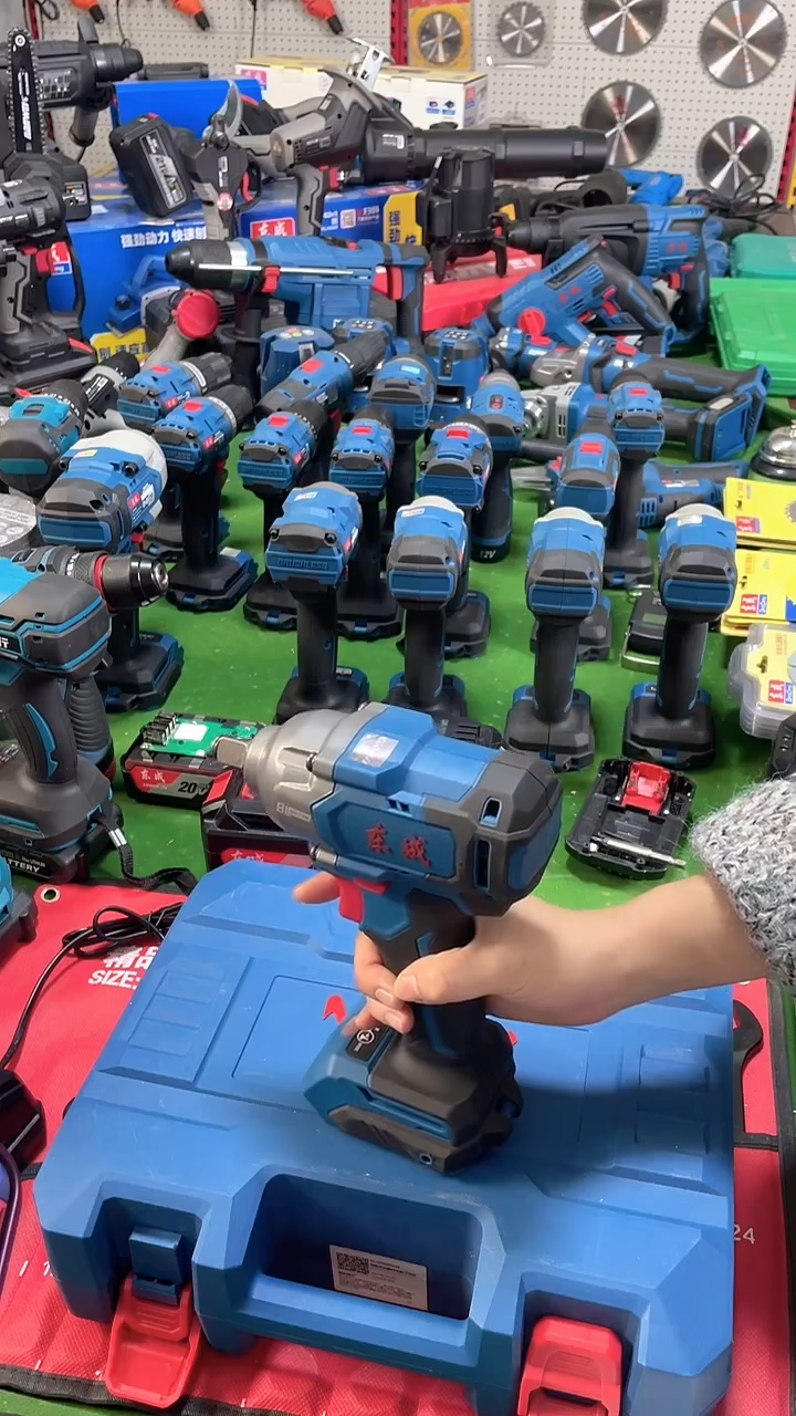 充电款东成488电动扳手裸机带箱子