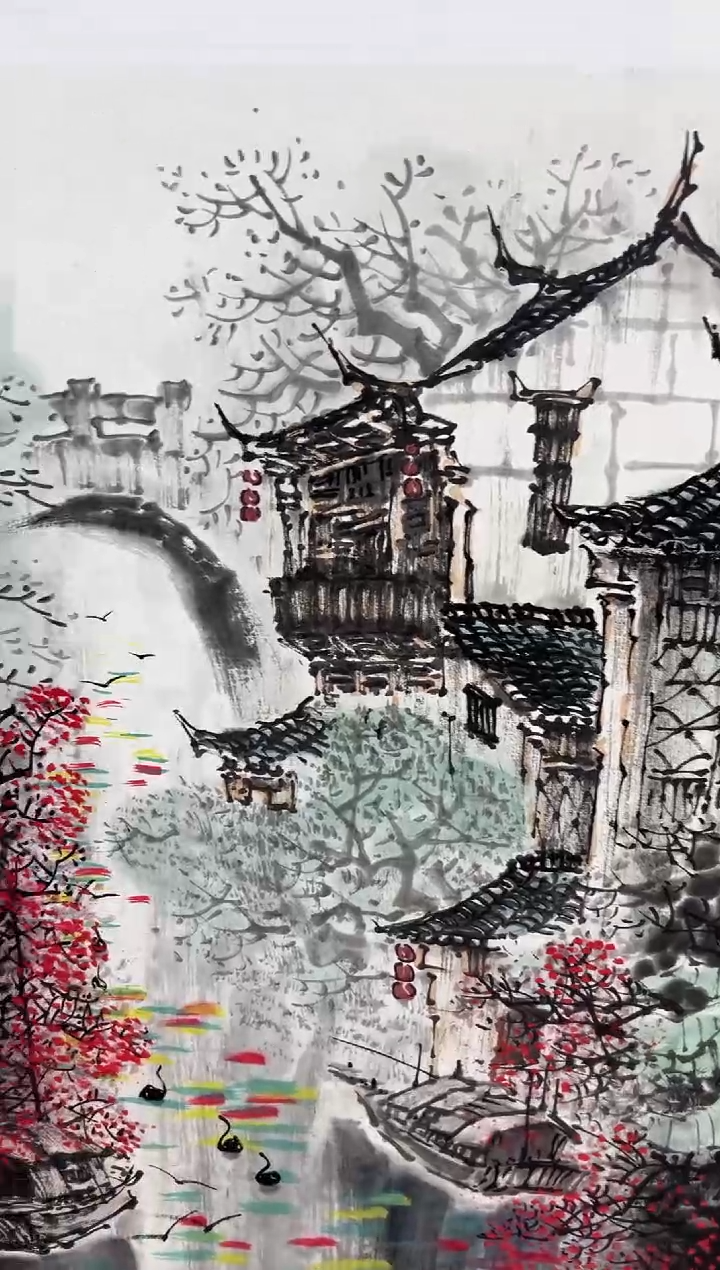 国画刘立荣亲笔绘画手绘作品D24