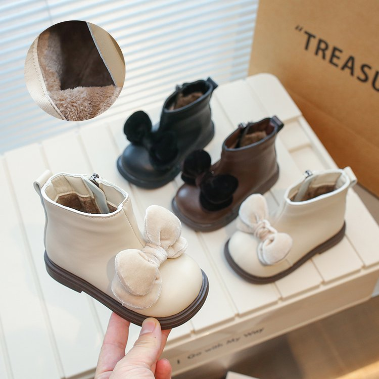 冬季萝莉中小童 棉靴韩版纯色马丁靴公主时尚 C0813.78