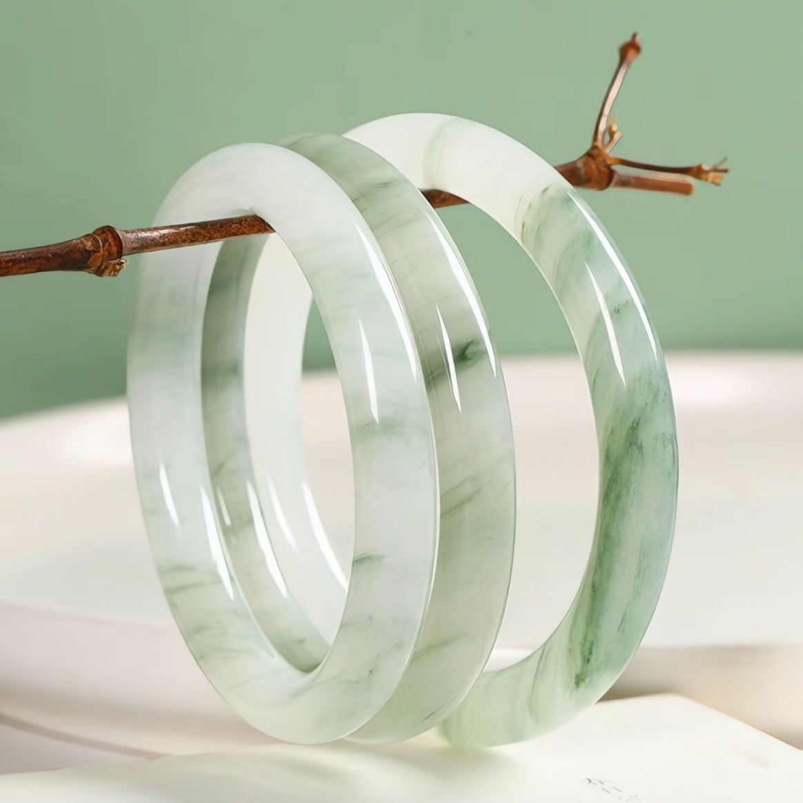 石英质玉手镯多样性发货【轻微色差，实物为准】274