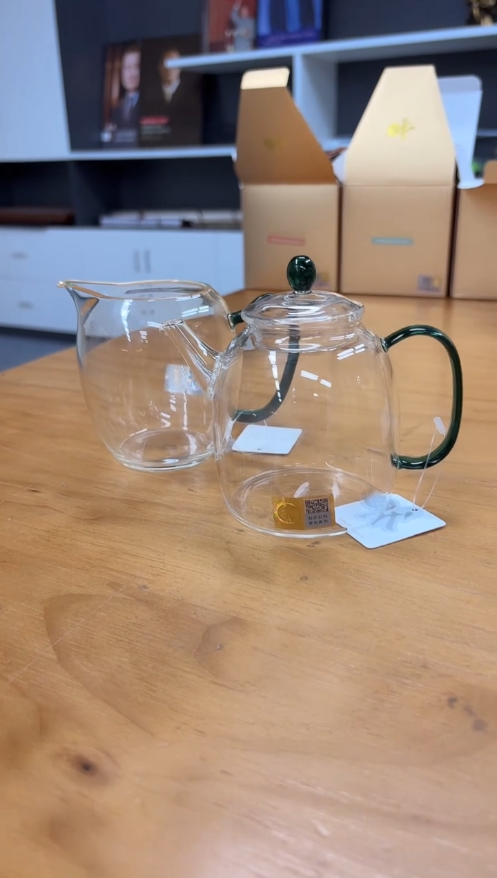 禾器珑然茶海墨绿色+禾器宴辰壶墨绿色