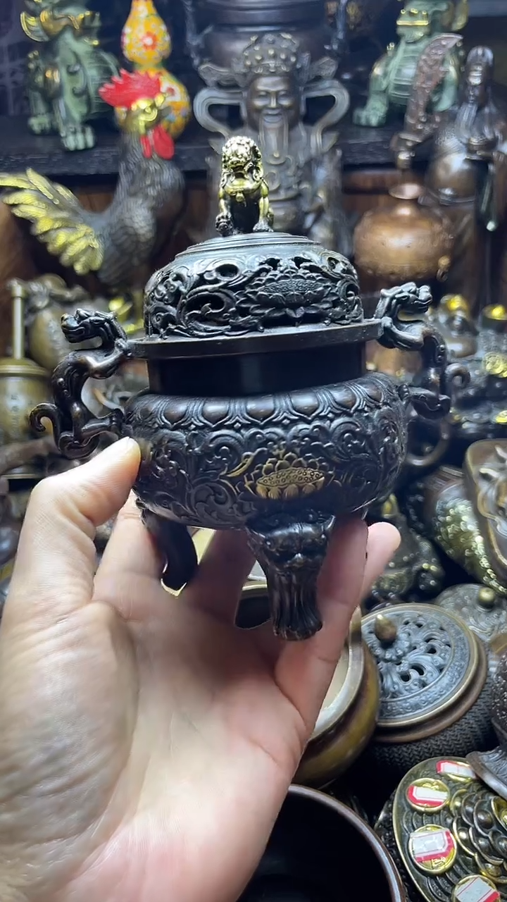 闪购链接，点击下单，有运费险，铜摆件