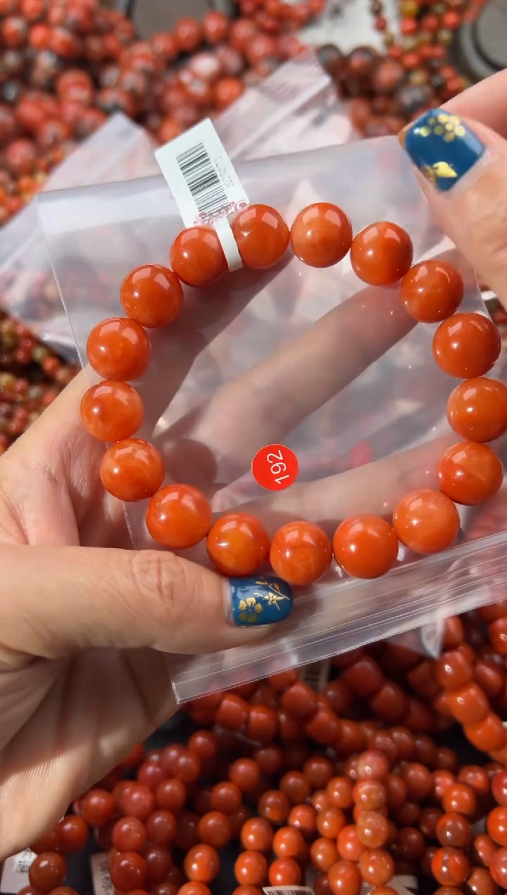 未镶嵌手串南红玛瑙14+