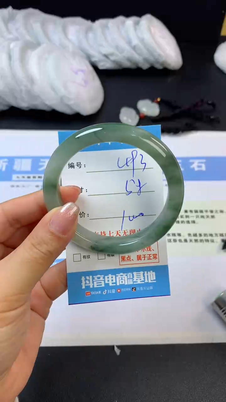 【闪购商品】石英质玉未镶嵌手镯G493