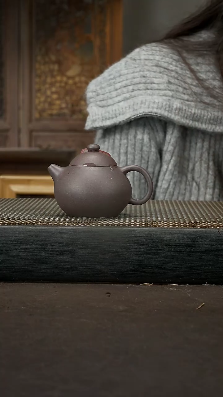 【闪购商品】紫砂茶壶底槽清 文旦全手 120cc