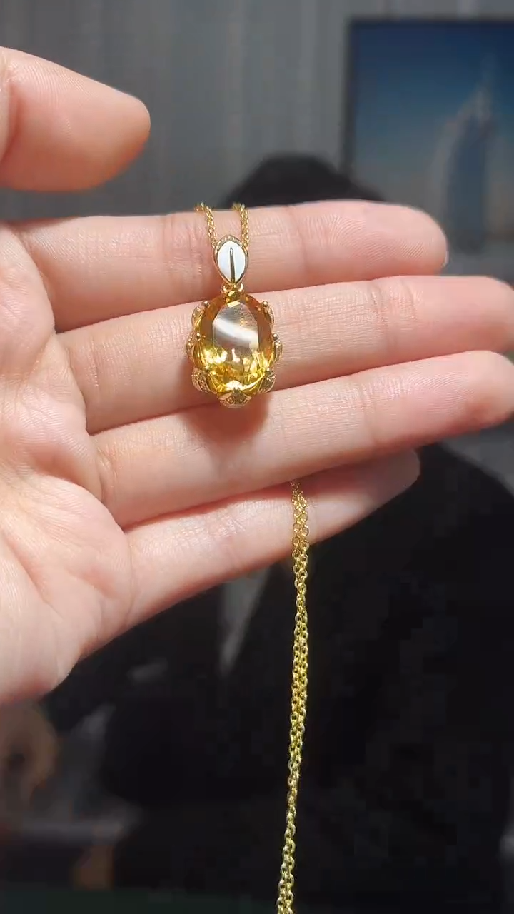 颈饰银S925镶嵌水晶（扎德严选）