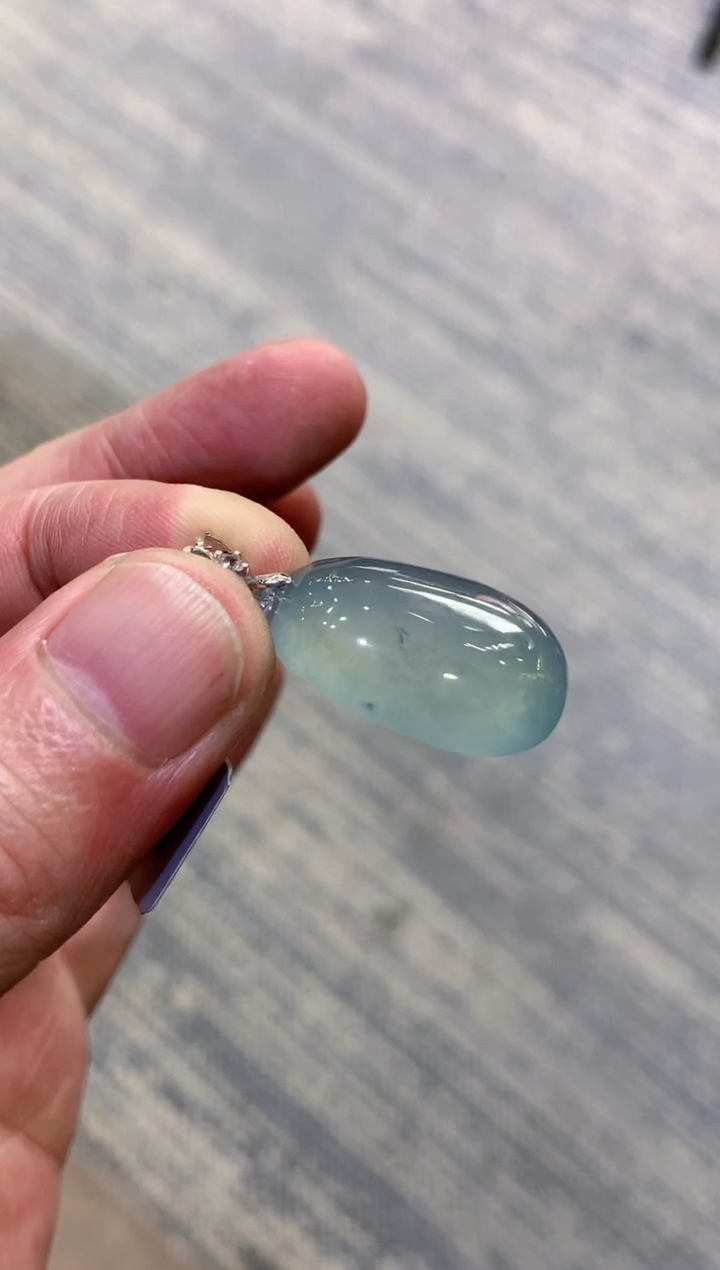 颈饰未镶嵌翡翠天然A货翡翠