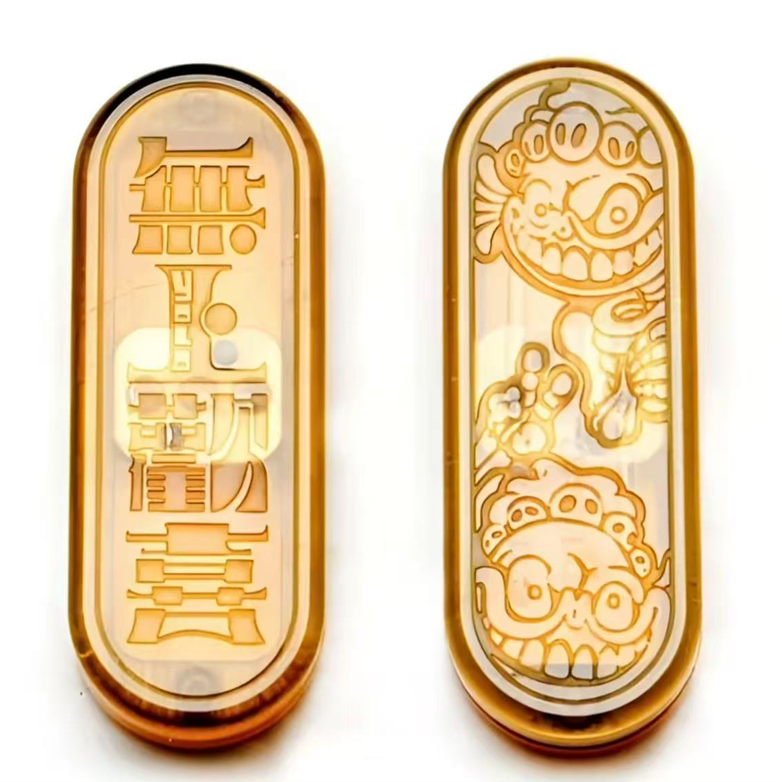 【梵人物】YOLO剑锋 EDC 无上欢喜推牌机械叮叮潮玩解压EDC玩具