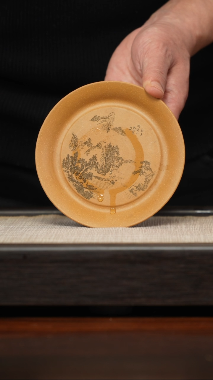 【闪购商品】紫砂茶壶山水壶承