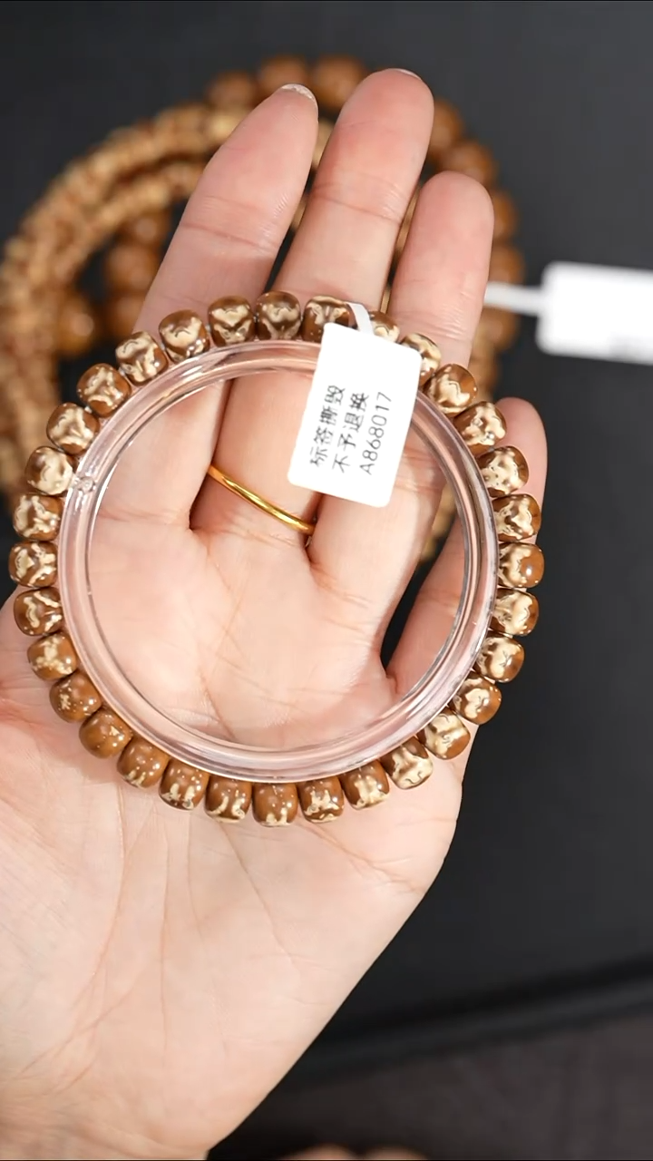 手串紫金鼠8mm8017鬼脸实心鼠