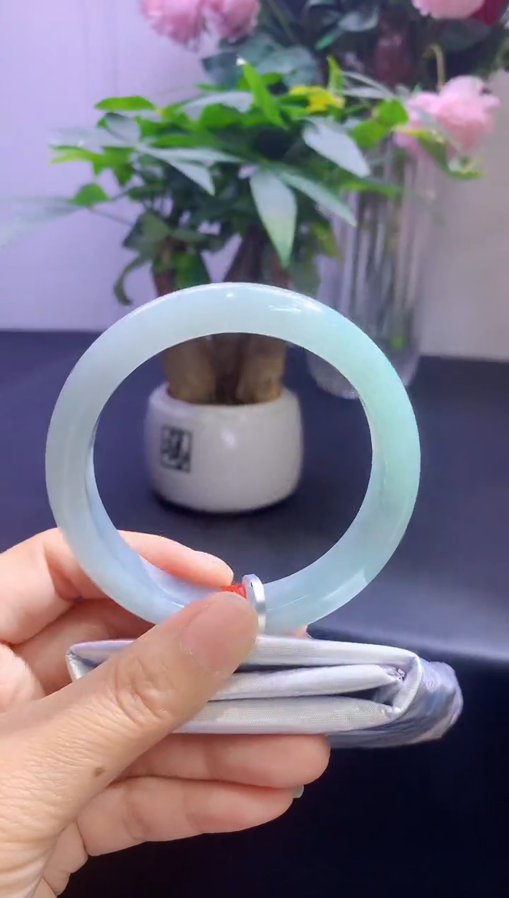 未镶嵌手镯翡翠翡翠手镯圈口60-t152