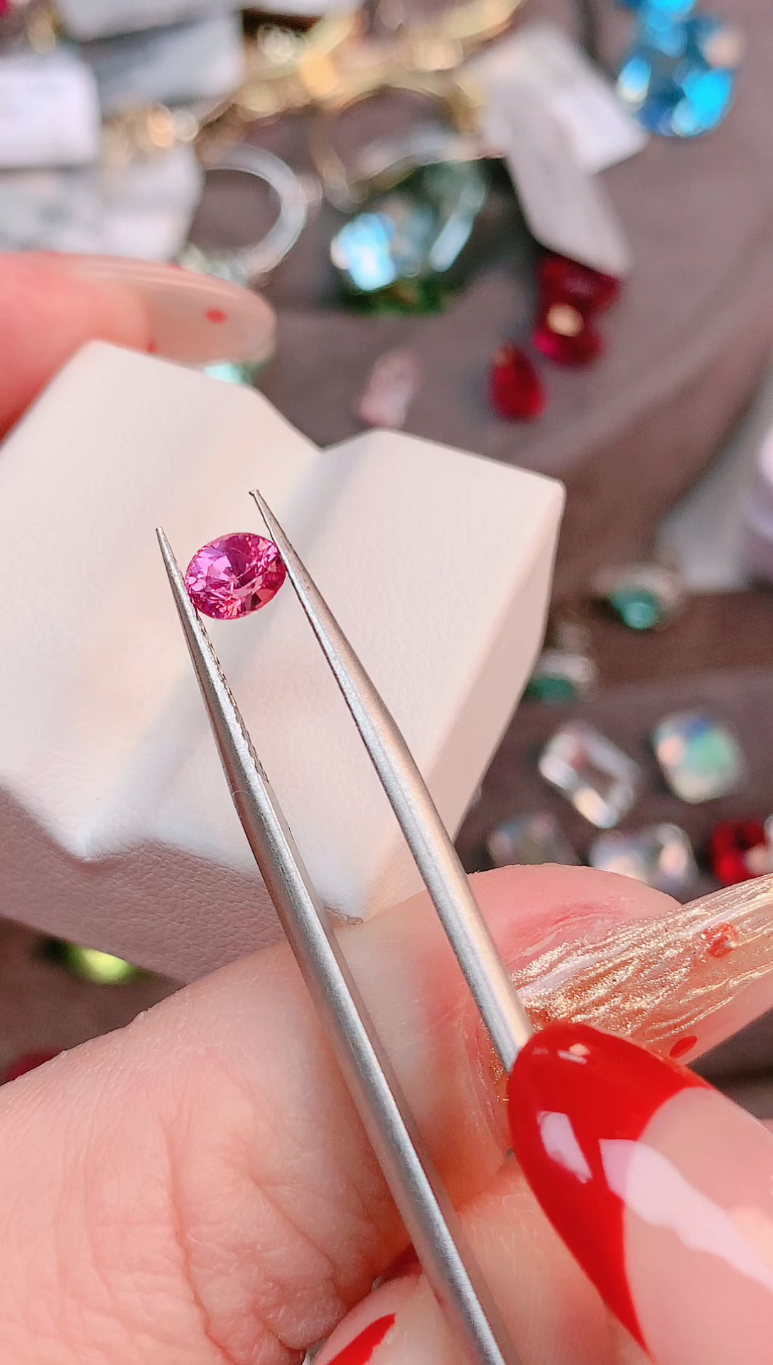 未镶嵌尖晶石珠宝半成品天然马亨盖尖晶石0.54ct