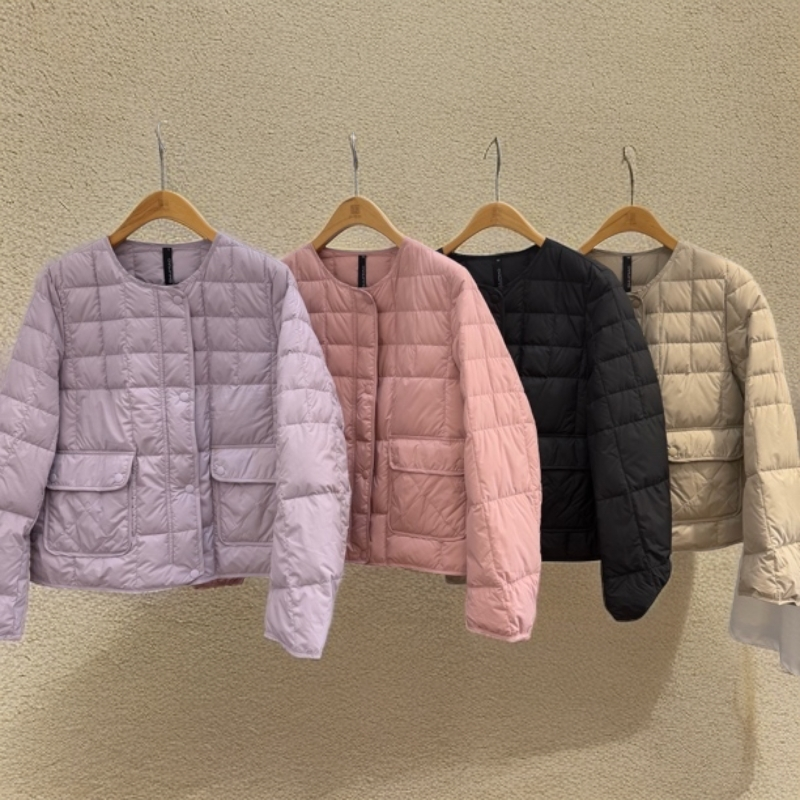 水淼25年冬季新品1560-时尚 休闲无胆短羽绒服