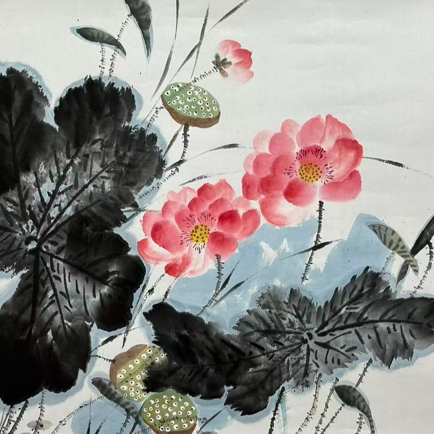 DY14502 花鸟 纸本 68*68