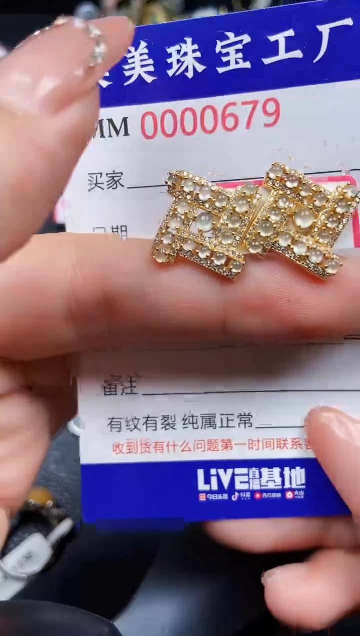 翡翠银S925镶嵌颈饰0679