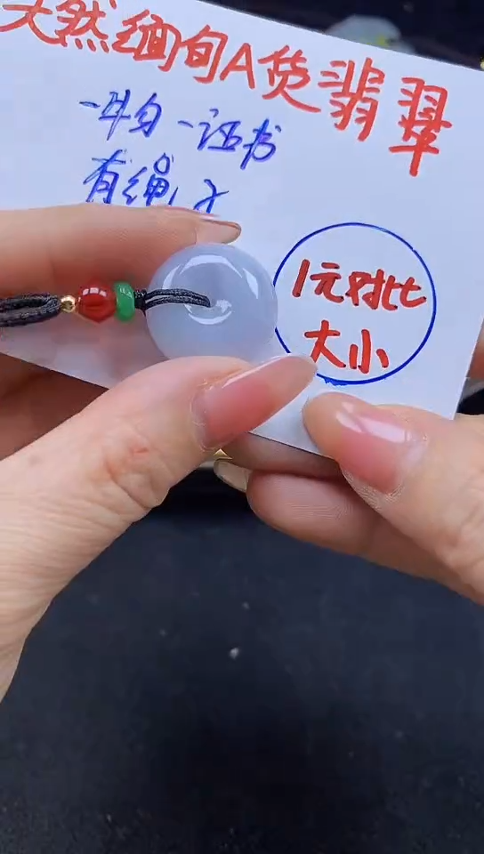 【闪购商品】翡翠颈饰未镶嵌21平安扣