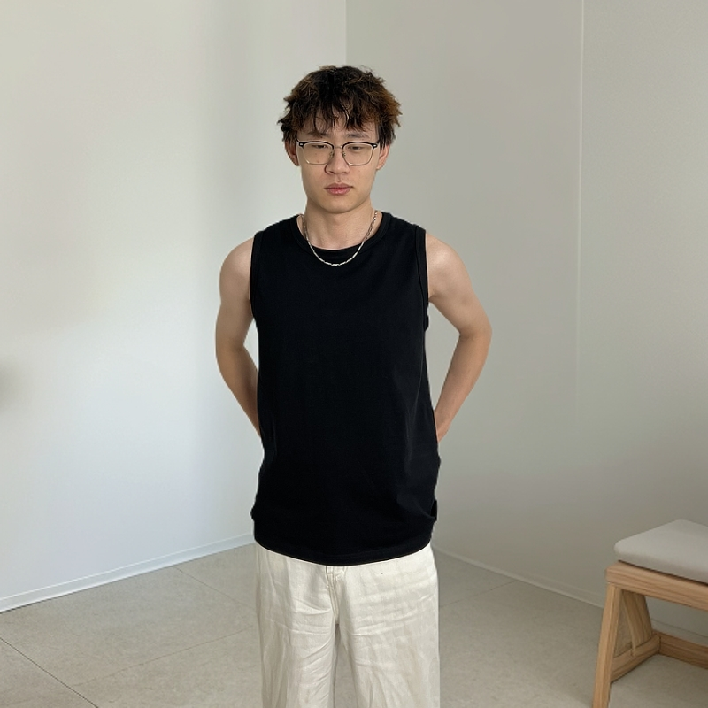 SHNMIN背心-黑色-0.3