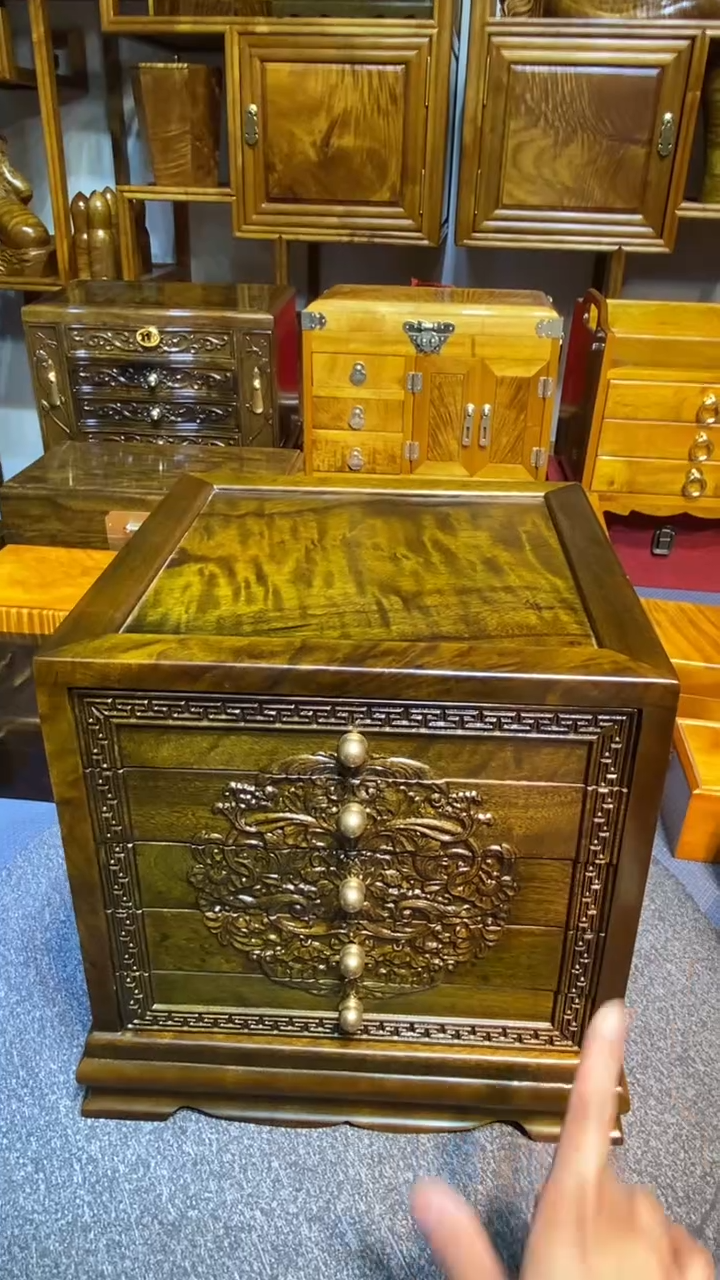 【闪购商品】金丝楠木艺阴沉木 5斗柜