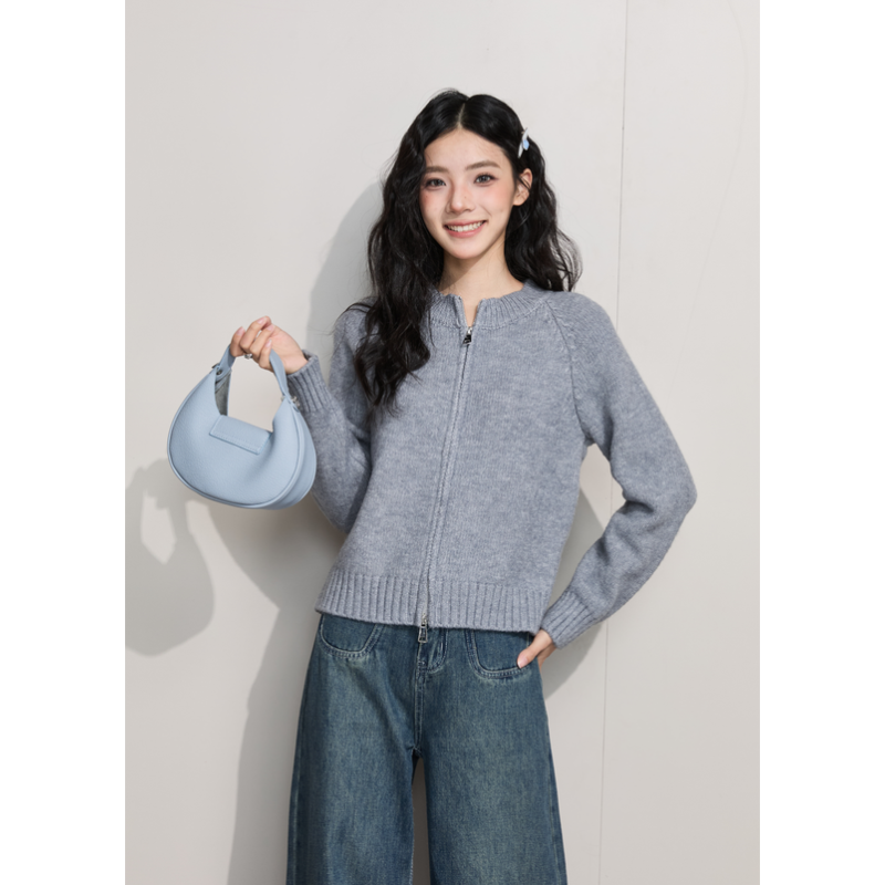 【基础款】秋冬打底外套基础简单保暖柔软宽松均码女开衫毛衣Z0025