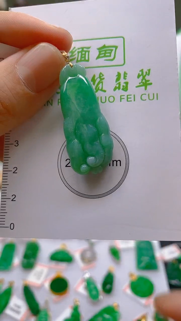 【闪购商品】翡翠颈饰18K金镶嵌 新号开播，全场乱卖