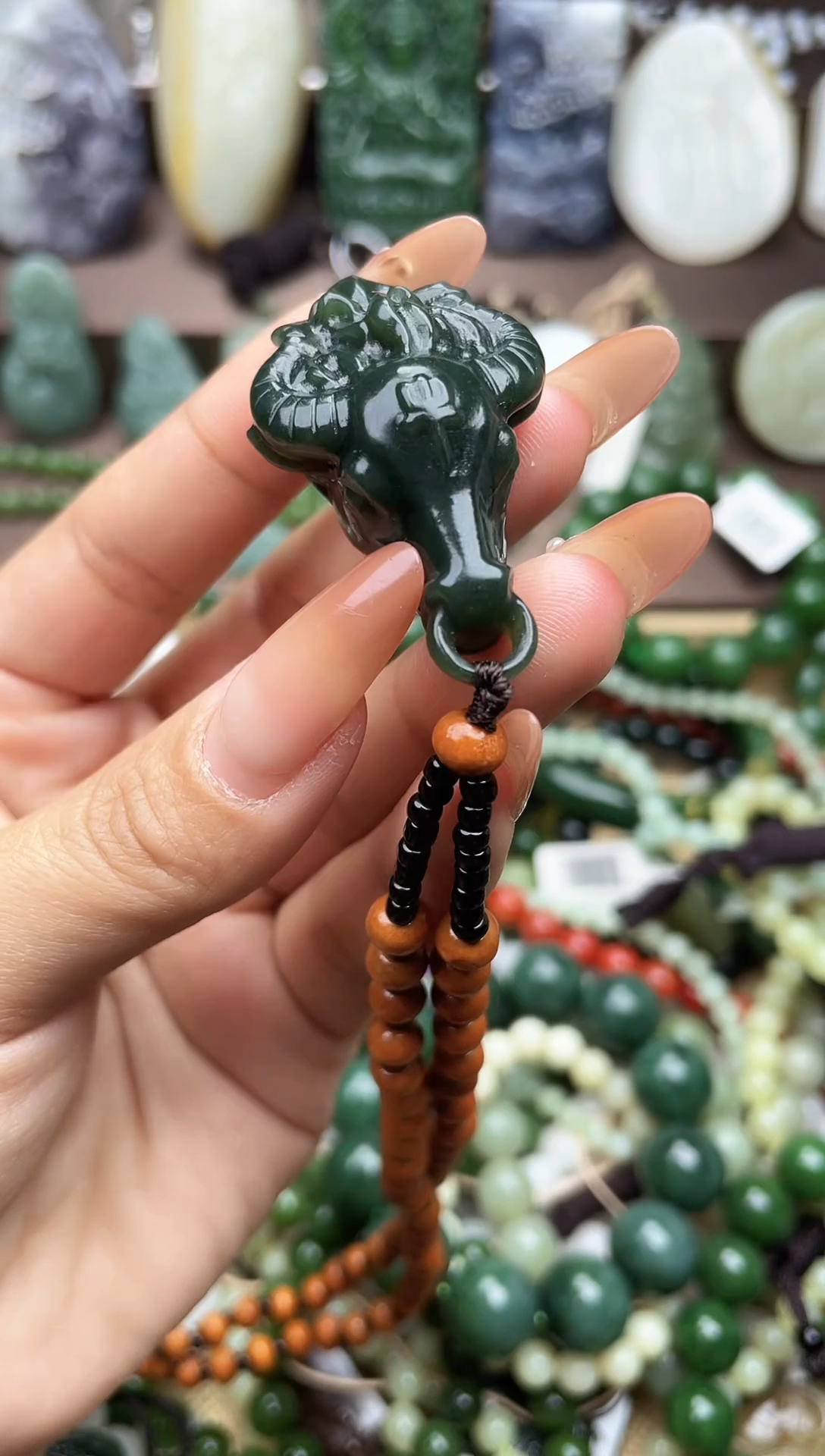 颈饰未镶嵌和田玉未镶嵌和田玉吊坠多样性拍一发一