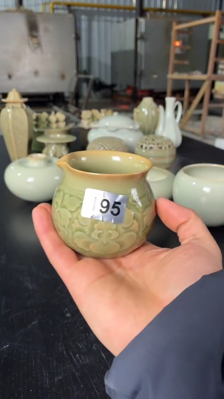 耀州窑仰山缠枝牡丹公道微瑕195