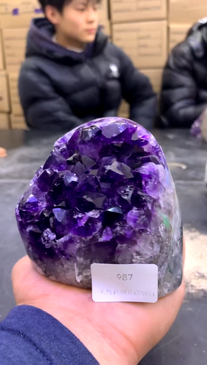 【闪购商品】水晶摆件未镶嵌天然紫水晶摆件987