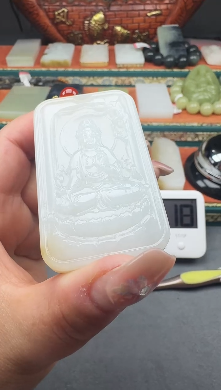 和田玉未镶嵌颈饰4