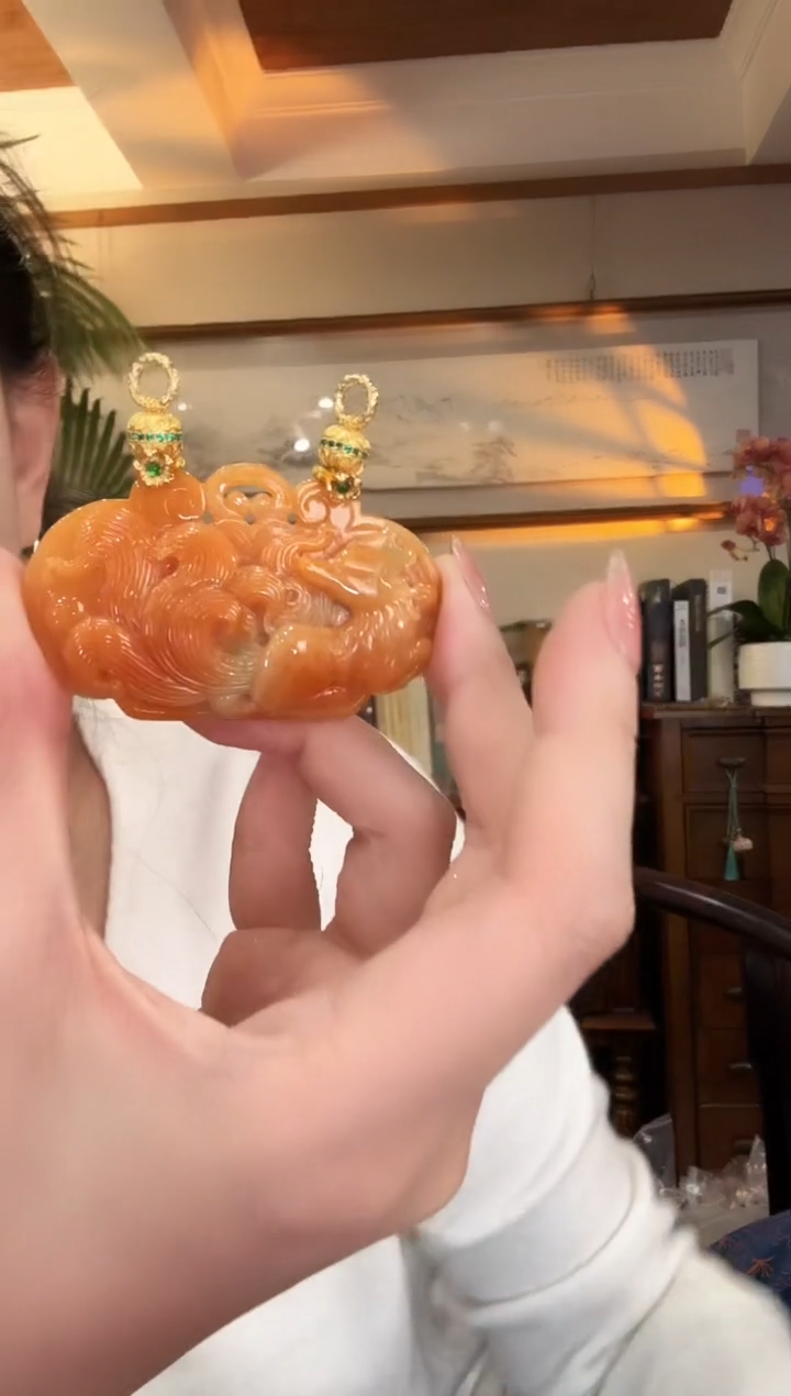 颈饰未镶嵌翡翠国风