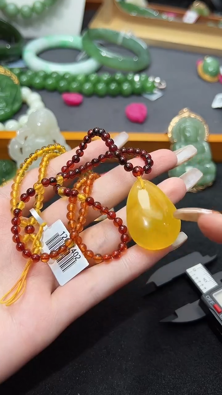 【闪购商品】琥珀项链未镶嵌51项链